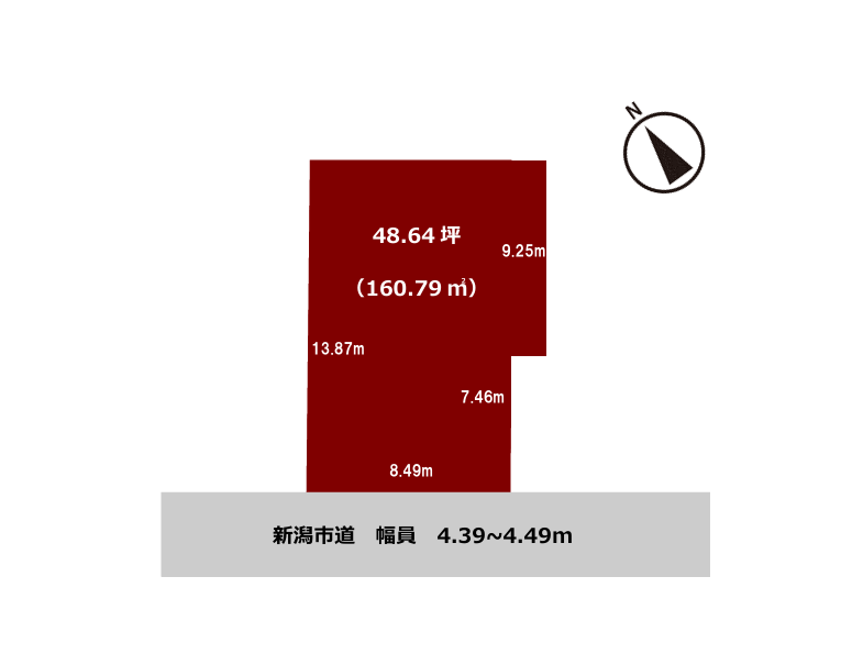 新潟市中央区二葉町1丁目 売地 画像2 新潟市中央区二葉町1丁目 売地 画像2